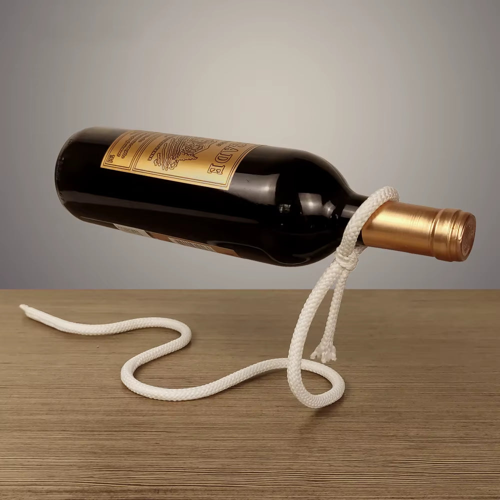  Rope Shaped Wine Bottle Rack Holder 